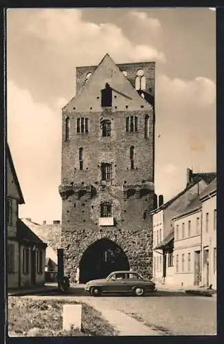 AK Gartz / Oder, Stettiner Tor