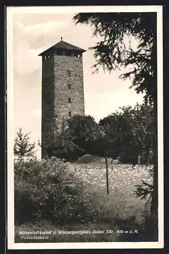 AK Dobel / Wildbad, Aussichtsturm