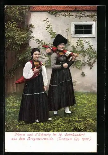 AK Egg, Volksfest 1902, Namm und d`Schmelg