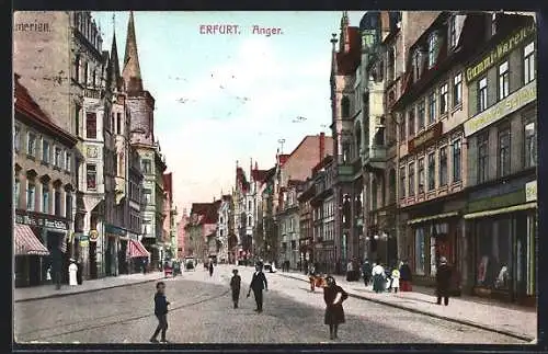 AK Erfurt, Strasse im Anger