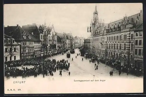 AK Erfurt, Sonntagsconcert auf dem Anger