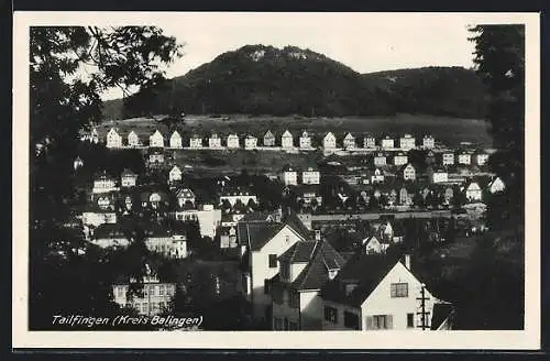 AK Tailfingen / Balingen, Ort gegen Berg