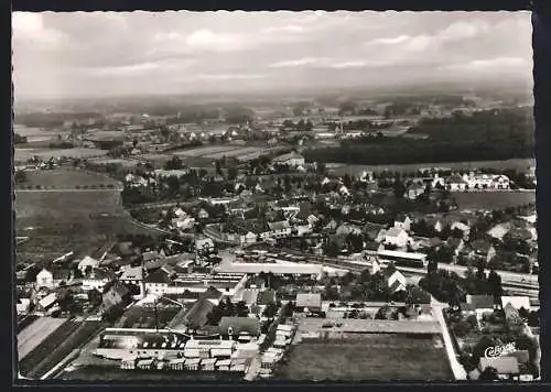 AK Herzebrock /Westf., Ortsansicht vom Flugzeug aus