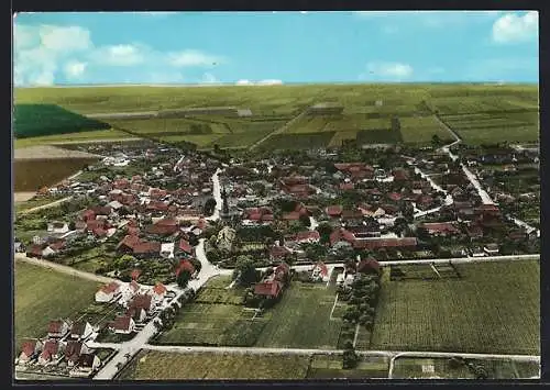 AK Borsum / Harsum, Gesamtansicht, Fliegeraufnahme