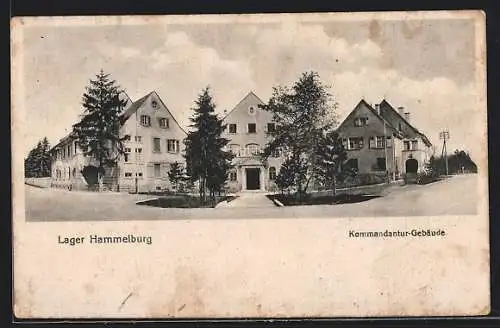 AK Hammelburg, Kommandantur-Gebäude des Lagers