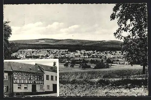 AK Seibersbach /Hunsrück, Pension Gasthaus zur Post, Inh. Willi Becker, Gesamtansicht