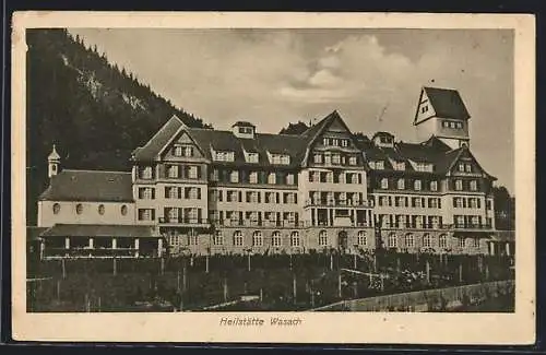 AK Wasach, Blick auf die Heilstätte