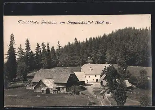 AK Poguschsattel, Frischblut`s Gasthaus am Poguschsattel