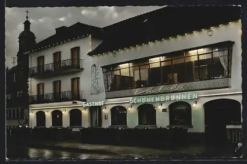 AK Miltenberg a. Main, Hotel-Café Schönenbrunnen