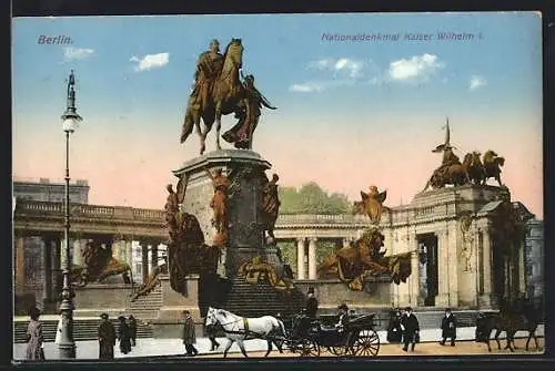 AK Berlin, Nationaldenkmal Kaiser Wilhelm I.