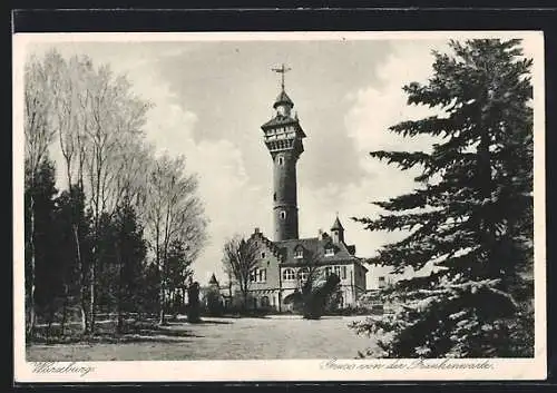 AK Würzburg, Blick auf die Frankenwarte