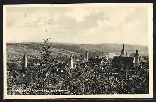 AK Ochsenfurt a. Main, Teilansicht von Südwesten