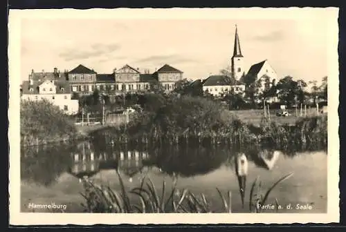 AK Hammelburg, Partie an der Saale