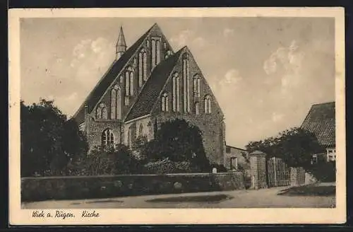 AK Wiek / Rügen, Kirche