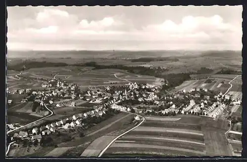 AK Villingendorf /Rottweil, Fliegeraufnahme Total
