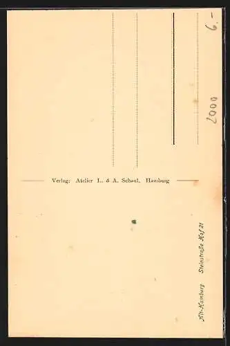 AK Alt-Hamburg, Steinstrasse Hof 21