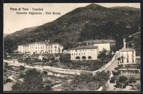 AK Pieve di Teco, Ospedale, Convento Cappucini, Villa Rosina