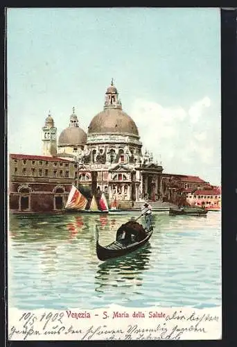 Lithographie Venezia, S. Maria della salute