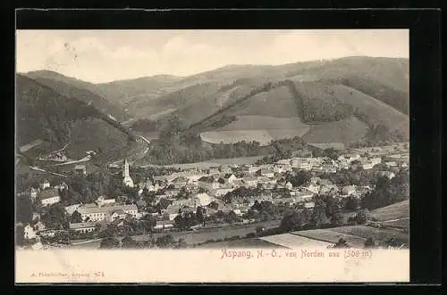 AK Aspang /N.-Ö., Gesamtansicht von Norden aus