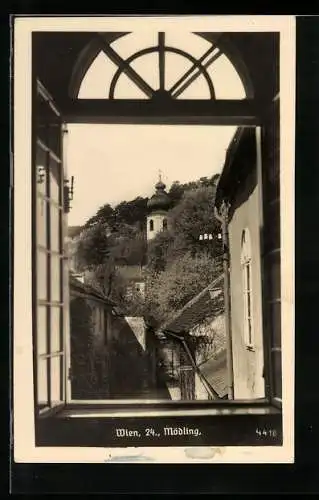 AK Mödling, Blick aus dem Fenster