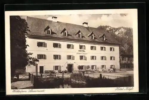 AK Wildalpen, Blick auf das Hotel Kraft