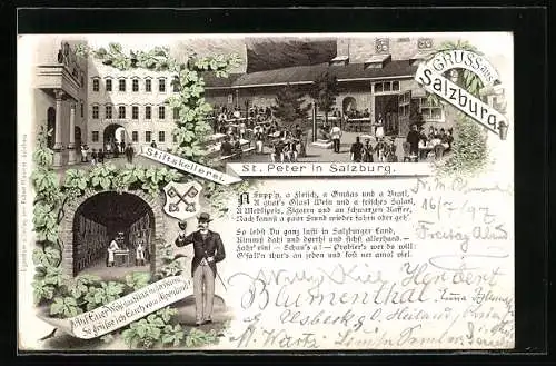Lithographie Salzburg, Stiftskellerei St. Peter