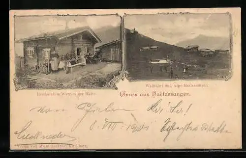 AK Harlassanger, Restaurant Wurzenrainer Hütte, Wallfahrt und Alpe Harlassanger