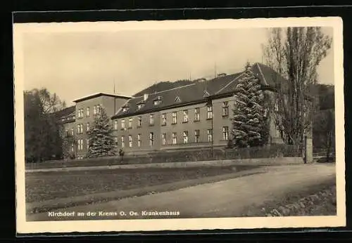 AK Kirchdorf an der Krems, Krankenhaus von der Strasse gesehen