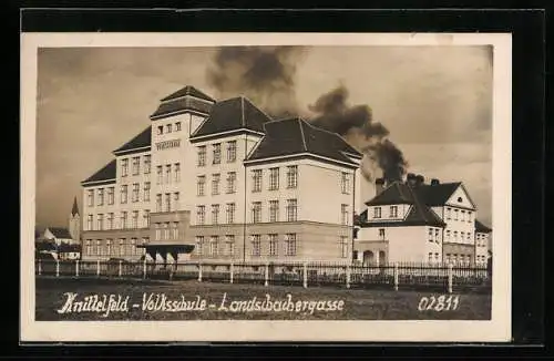 AK Knittelfeld, Volksschule Strasse Landsbachergasse