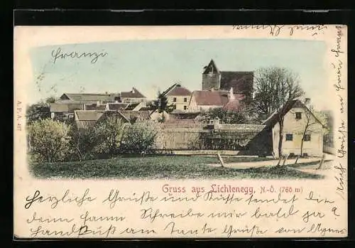 AK Lichtenegg, Totalansicht im Frühling