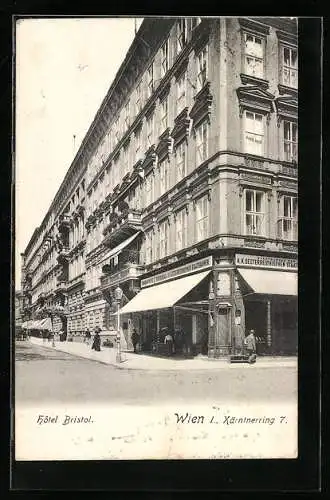 AK Wien, Hotel Bristol, Kärntnerring 7