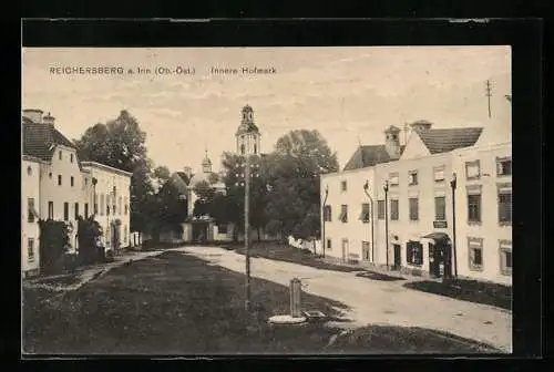 AK Reichersberg a. Inn, Innere Hofmark im Sonnenschein