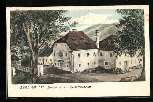 AK Lunz am See, Amonhaus mit Heimatmuseum