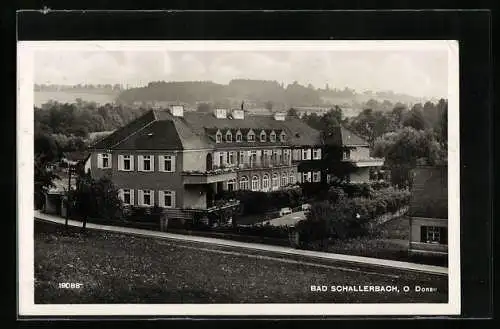 AK Bad Schallerbach /O.-D., Blick auf das Kurhaus der Wiener Gebiets-Krankenkasse