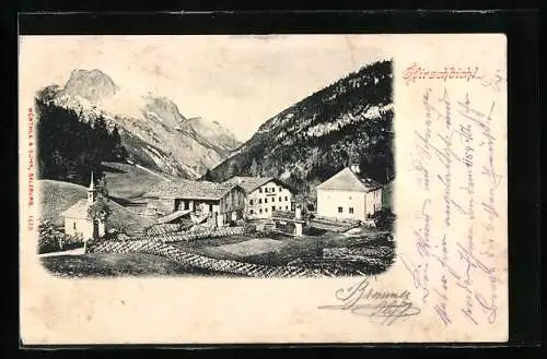 AK Geretsried, Ortsansicht mit Hirschbühel