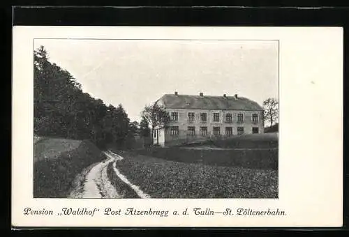 AK Atzenbrugg a. d. Tulln, Feldweg an der Pension Waldhof