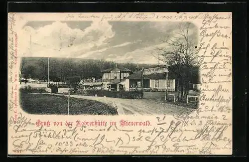 AK Wien, Restauration Rohrerhütte im Wienerwald