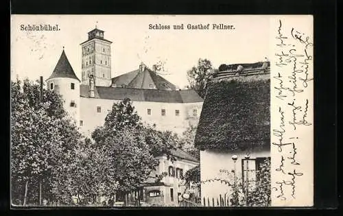 AK Schönbühel, Schloss und Gasthof Fellner