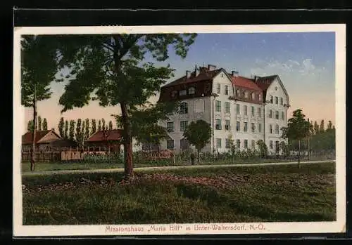 AK Unter-Waltersdorf /N.-Ö., Das Missionshaus Maria Hilf