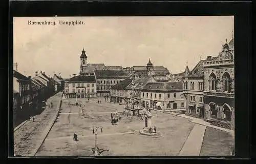 AK Korneuburg, Blick über den Hauptplatz