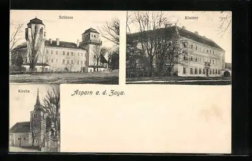 AK Asparn a. d. Zaya, Das Schloss, das Kloster, die Kirche