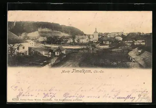 AK Timelkam /O.-Ö., Ortsansicht aus der Vogelschau