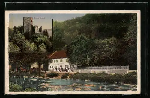 AK Hartkirchen, Steinwand, Ziegler's gasthaus, Ruine Stauf