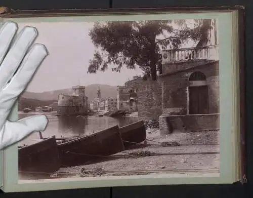 Fotoalbum mit 38 Fotografien, Ansicht Rapallo, Südtirol, Gletscher, Panorama vom Kleinboden, Gardasee