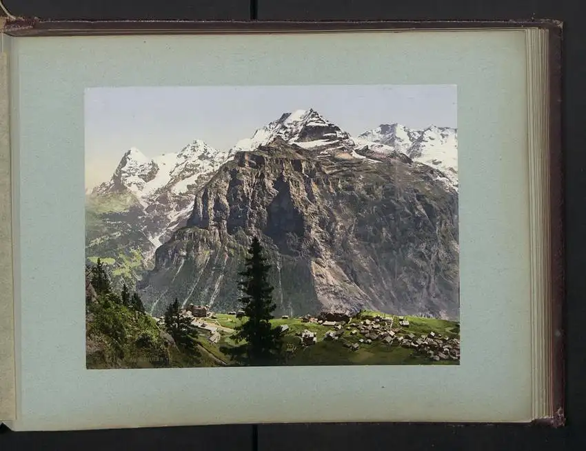 Fotoalbum mit 38 Fotografien, Ansicht Rapallo, Südtirol, Gletscher, Panorama vom Kleinboden, Gardasee 16