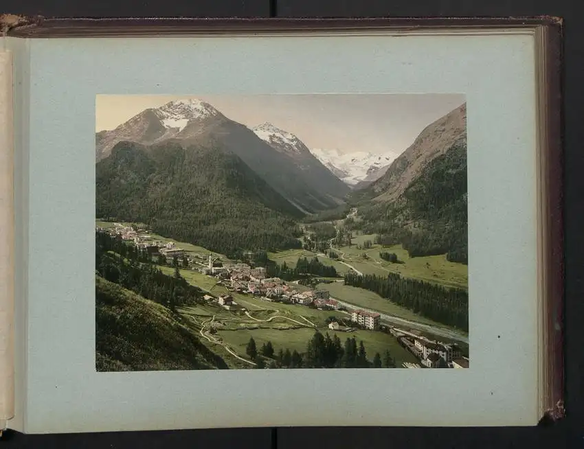 Fotoalbum mit 38 Fotografien, Ansicht Rapallo, Südtirol, Gletscher, Panorama vom Kleinboden, Gardasee 2