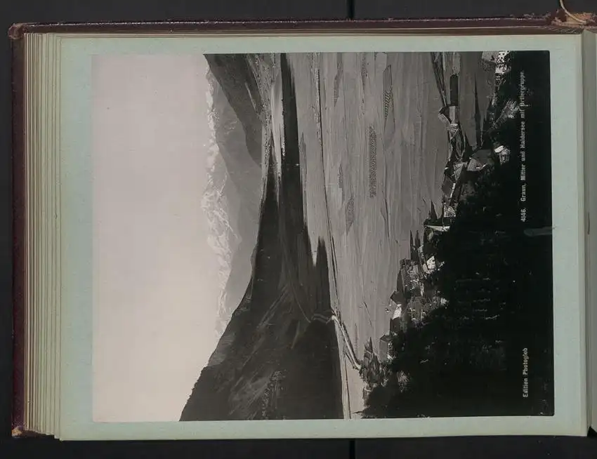 Fotoalbum mit 38 Fotografien, Ansicht Rapallo, Südtirol, Gletscher, Panorama vom Kleinboden, Gardasee 27