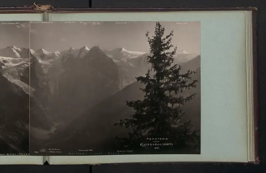 Fotoalbum mit 38 Fotografien, Ansicht Rapallo, Südtirol, Gletscher, Panorama vom Kleinboden, Gardasee 30