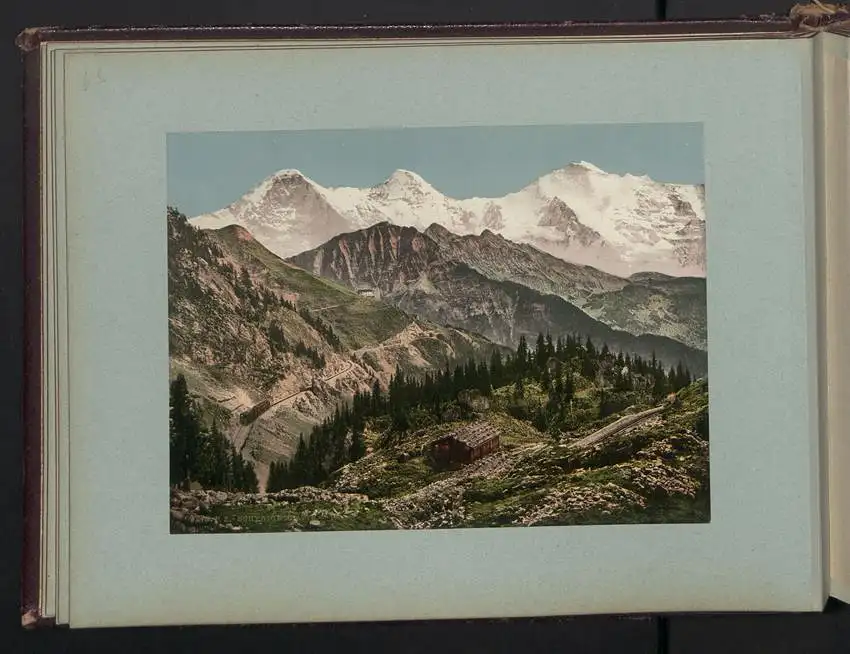 Fotoalbum mit 38 Fotografien, Ansicht Rapallo, Südtirol, Gletscher, Panorama vom Kleinboden, Gardasee 9