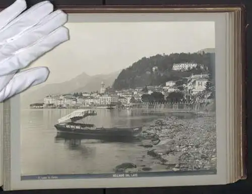 Fotoalbum mit 38 Fotografien, Ansicht Lugano, Panorama vom Monte Salvatore, Morcote, Gandria, Lago di Lugano